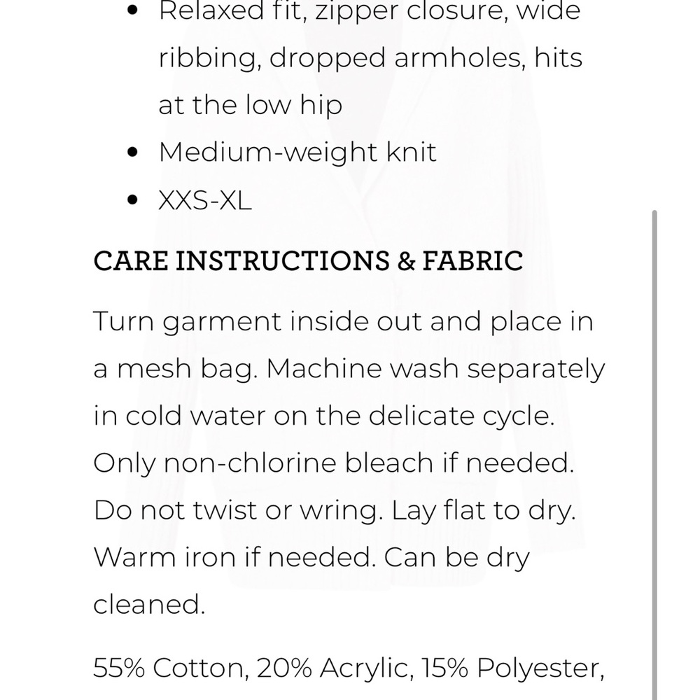 CAbi Gray Cardigan Sweater - Picture 5 of 5